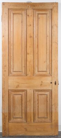 An English Pine Door Height 84 1/2 x width 35 1/2 inches. — MID-19TH CENTURY