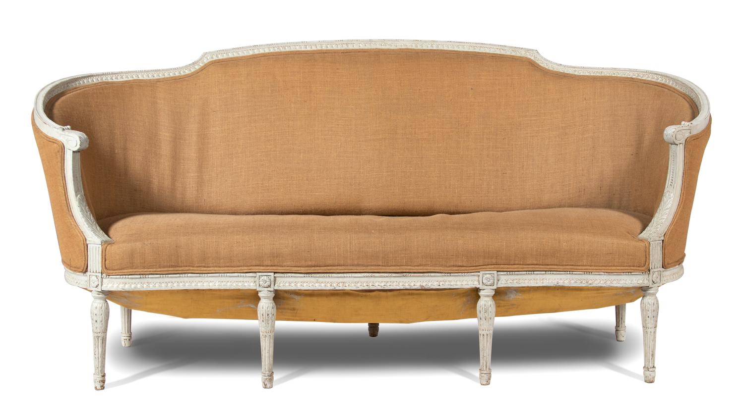 A Swedish Gustavian Style Painted Canape — 19TH CENTURY
