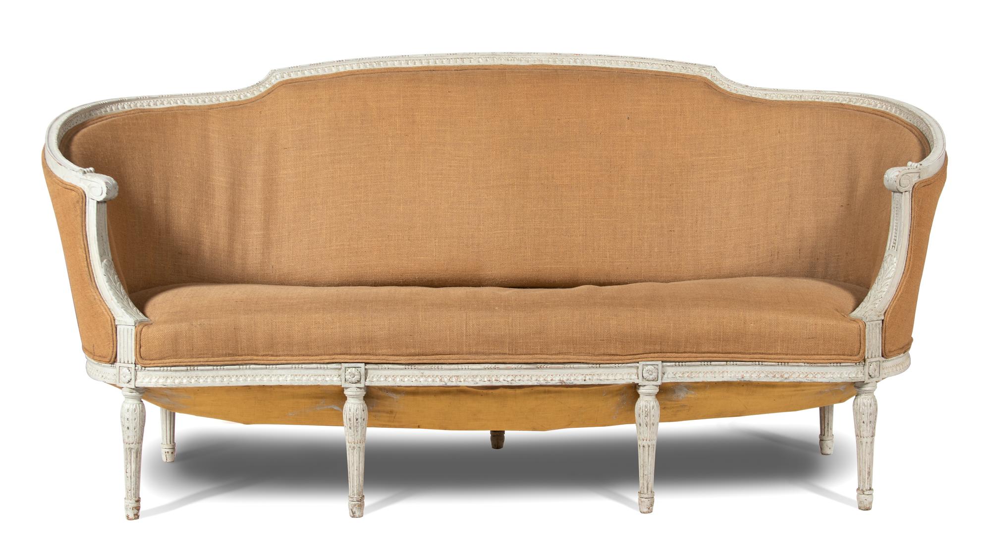 A Swedish Gustavian Style Painted Canape — 19TH CENTURY
