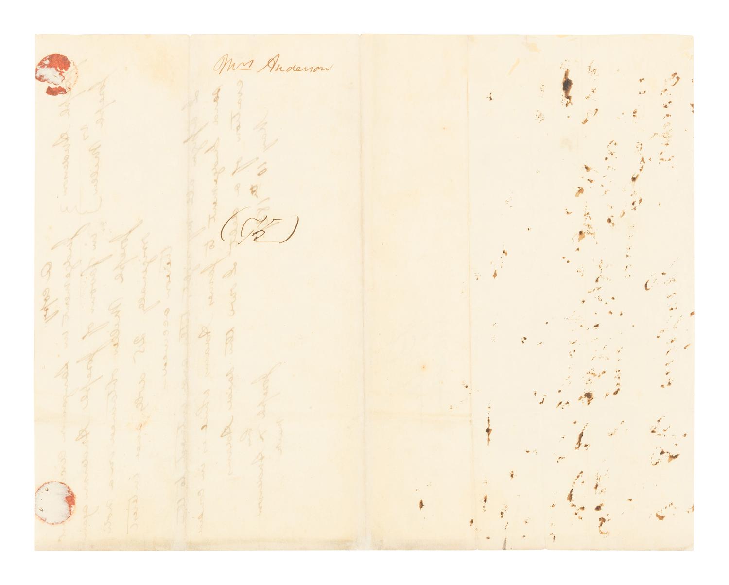 LINCOLN, Abraham (1809-1865). Autograph copy of a legal document. Springfield, Illinois, 9 July 1838.