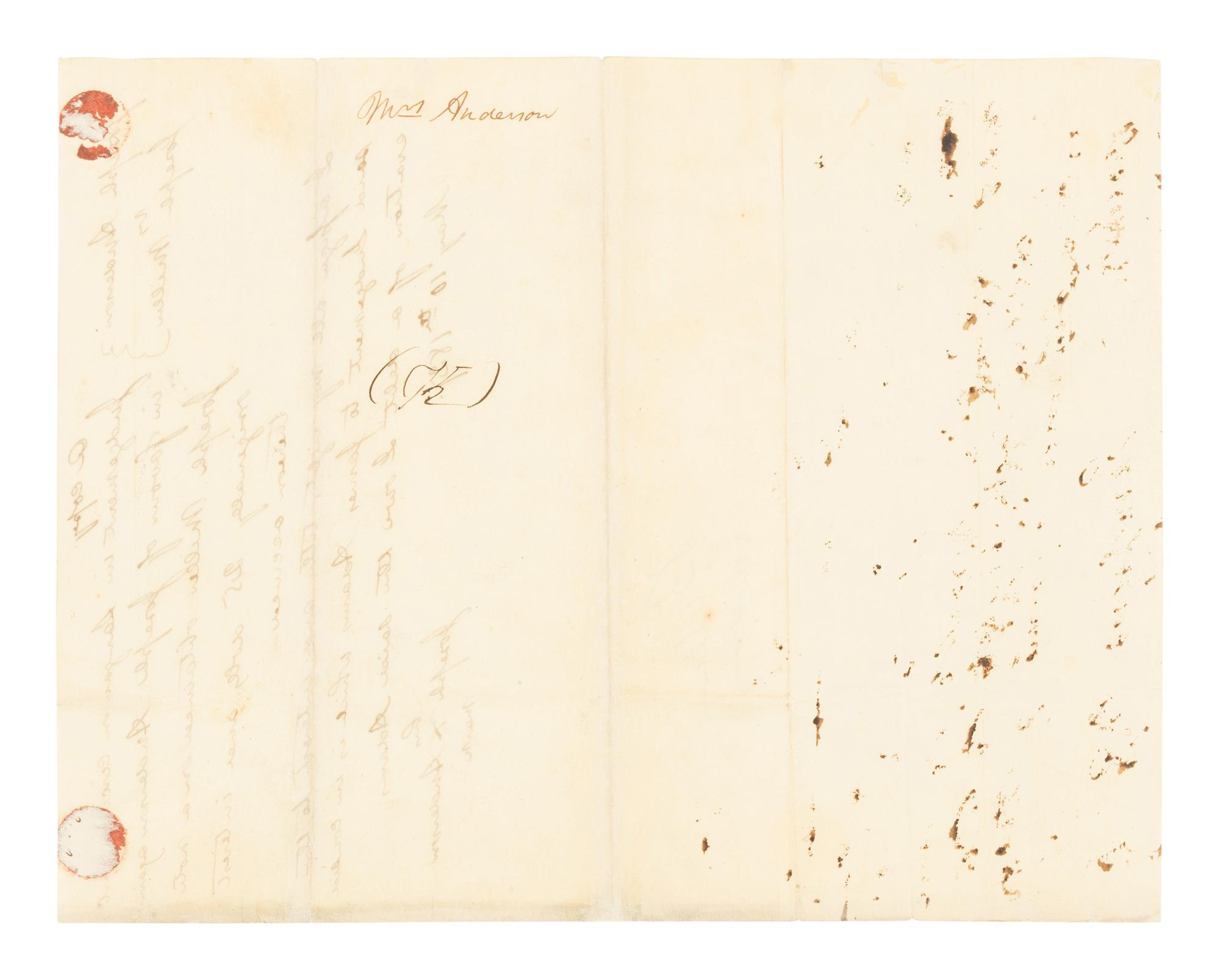 LINCOLN, Abraham (1809-1865). Autograph copy of a legal document. Springfield, Illinois, 9 July 1838.
