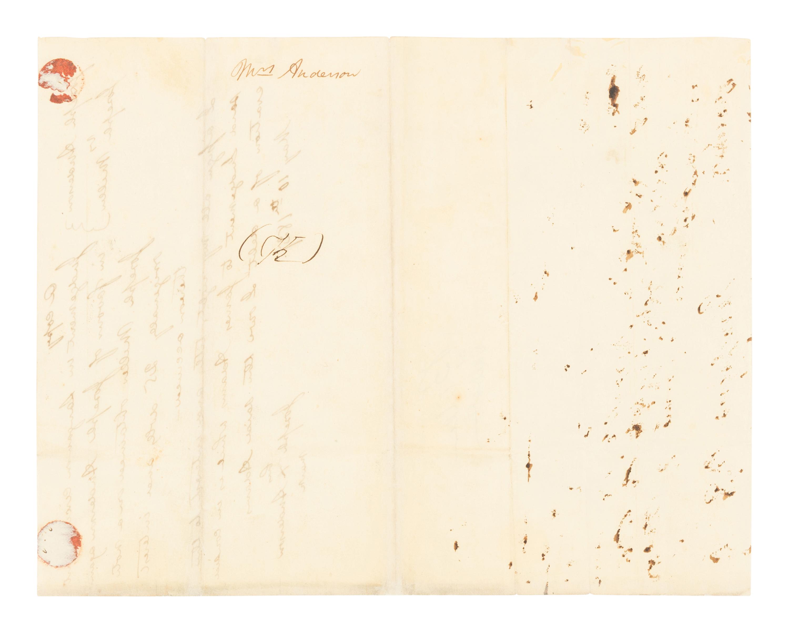 LINCOLN, Abraham (1809-1865). Autograph copy of a legal document. Springfield, Illinois, 9 July 1838.