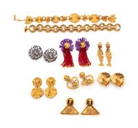 Collection of Yves Saint Laurent Costume Jewelry, 1980-2000s