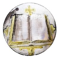 A Drehobl Brothers Art Glass Window 11.75" W x .25 " D x 11.75" H — United States, Circa 1920