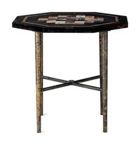 An English Specimen Marble and 'Blue John'-Inset Side Table