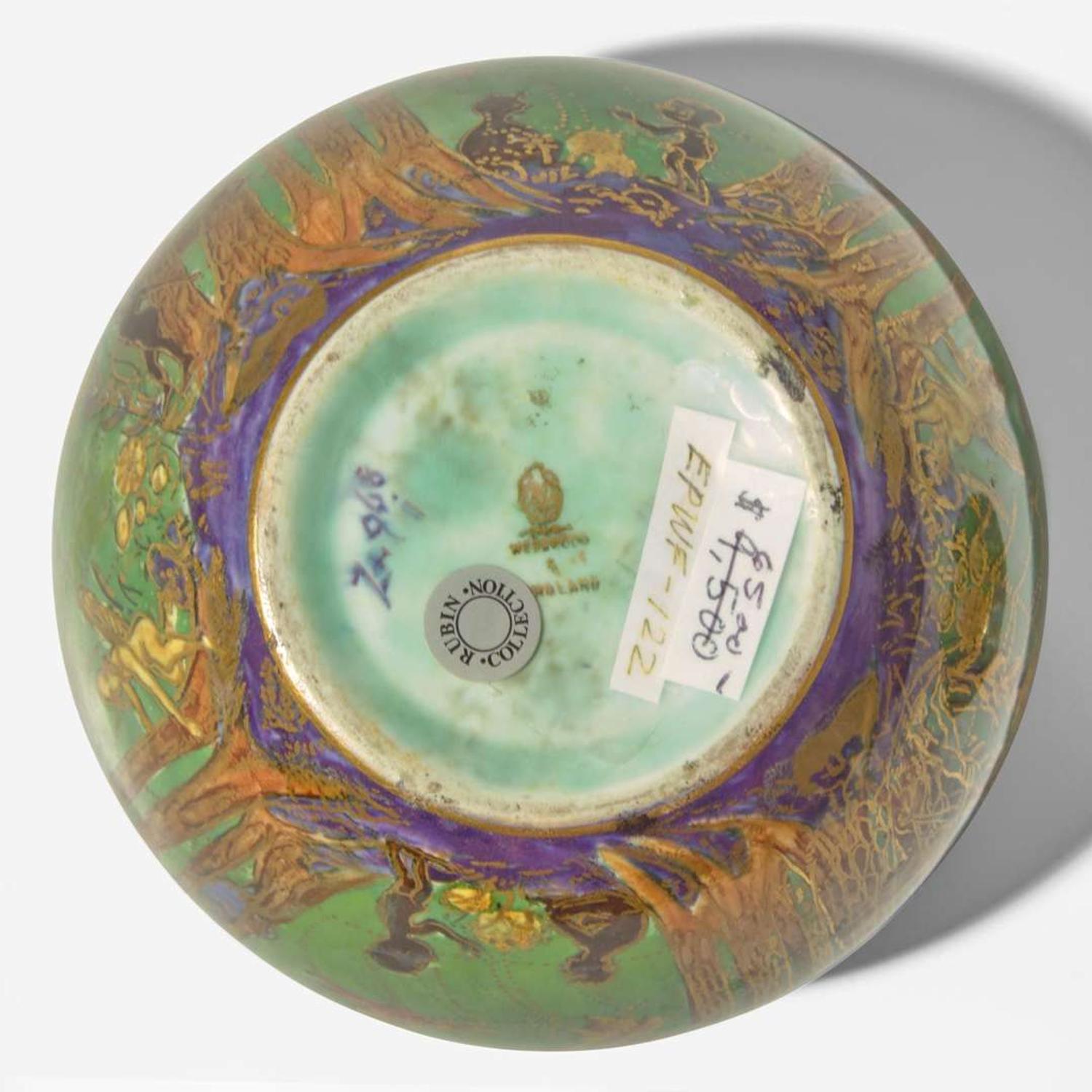 A Wedgwood Fairyland Lustre "Woodland Elves IV" Malfrey Pot UK, 1920s
