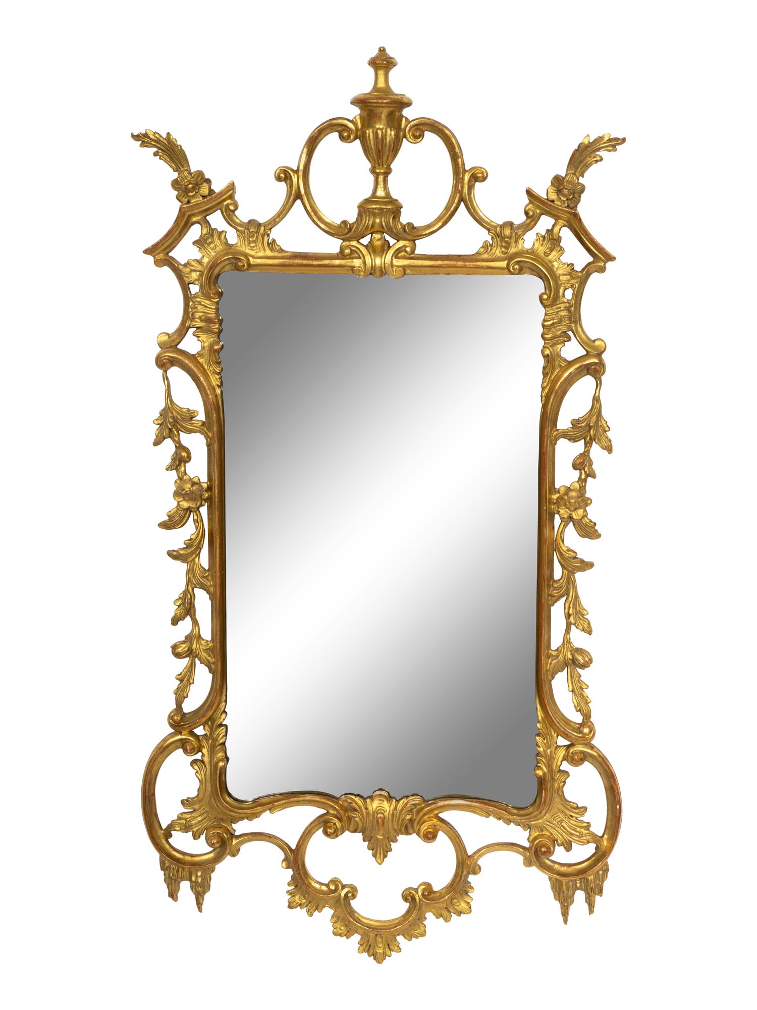A George III Style Giltwood Mirror