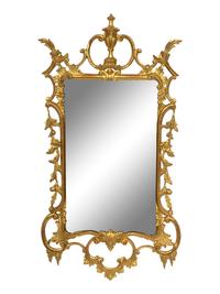 A George III Style Giltwood Mirror