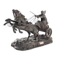 An Italian Bronze Figural Group