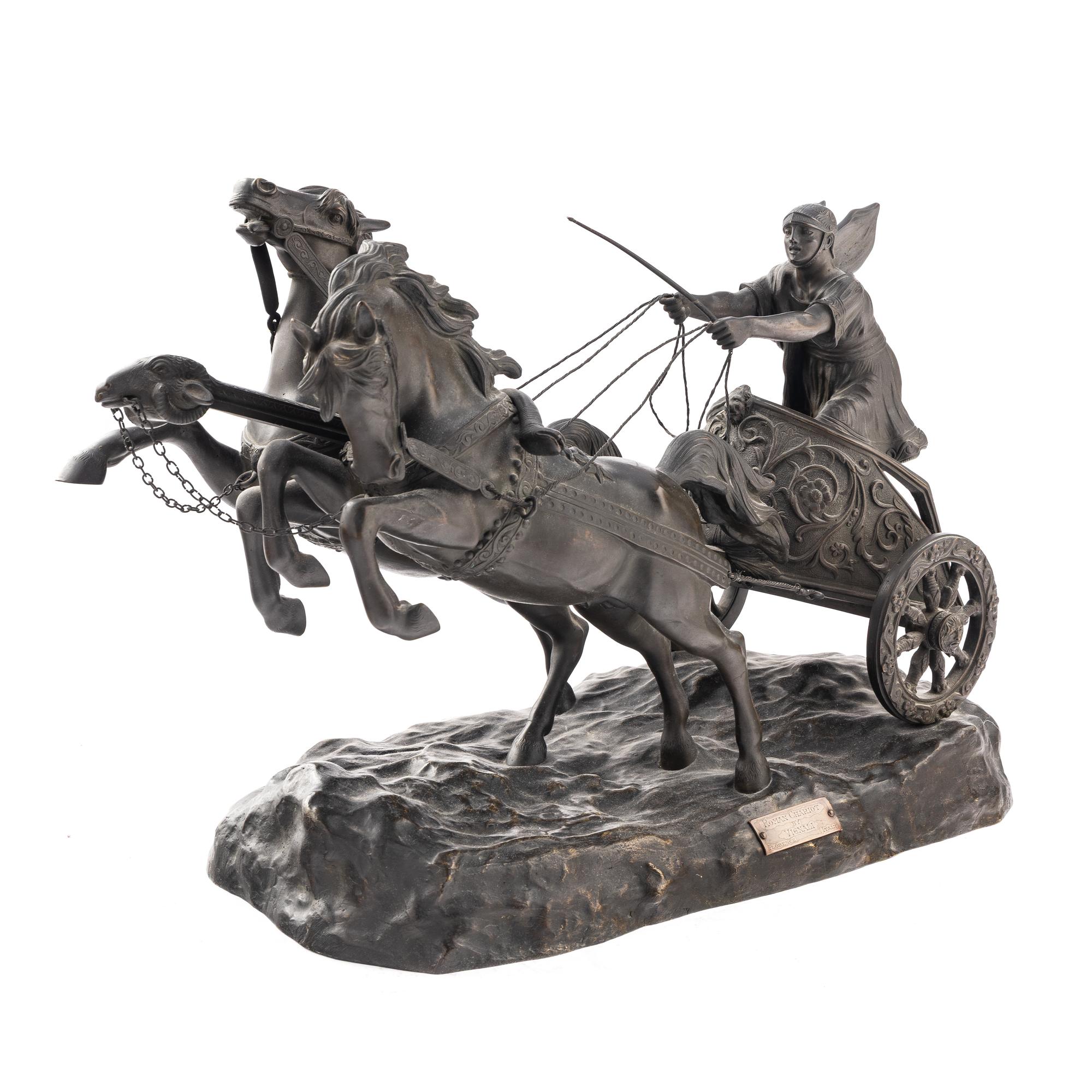 An Italian Bronze Figural Group