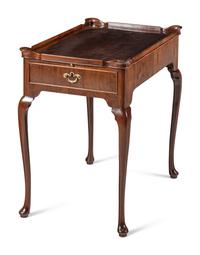 A George III Walnut Tea Table