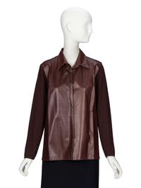 Brunello Cucinelli, Leather & Cashmere Overshirt
