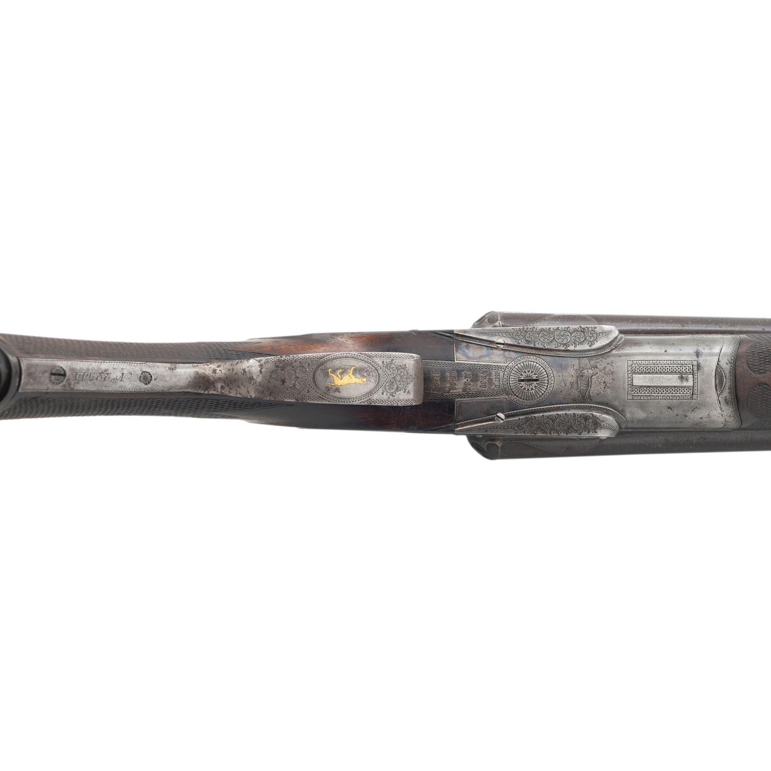 High Quality Grade Lefever Arms Co. SxS Hammerless with Damascus Barrels