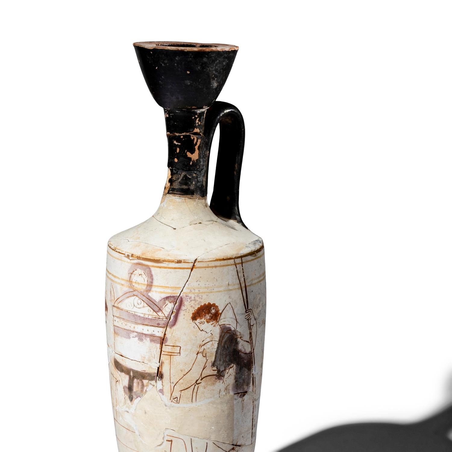 An Attic White-Ground Lekythos