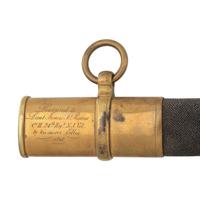 Model 1850 Foot Officers Sword Inscribed to Lt. James Reeves 24th NJ - Wounded at Fredericksburg & Chancellorsville with CDV