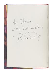 ROWLING, J.K. (b. 1965). A group of the first 3 Harry Potter titles, ALL FIRST AMERICAN EDITIONS, SIGNED, comprising: