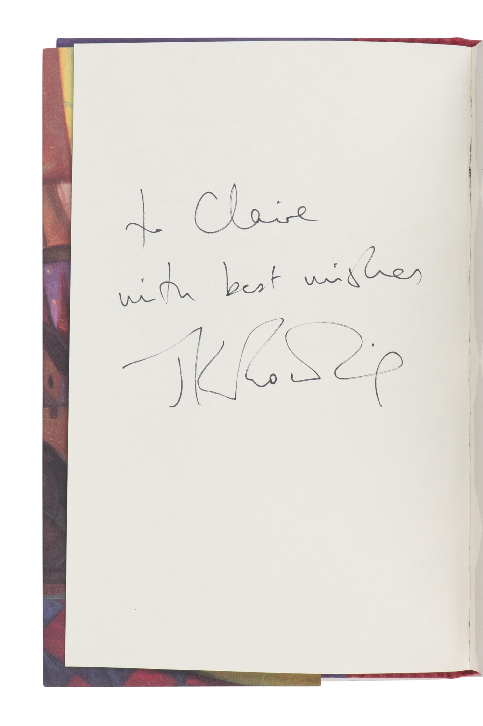 ROWLING, J.K. (b. 1965). A group of the first 3 Harry Potter titles, ALL FIRST AMERICAN EDITIONS, SIGNED, comprising: