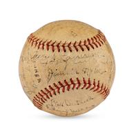 A 1944 Chicago White Sox Team Signed Autograph Baseball