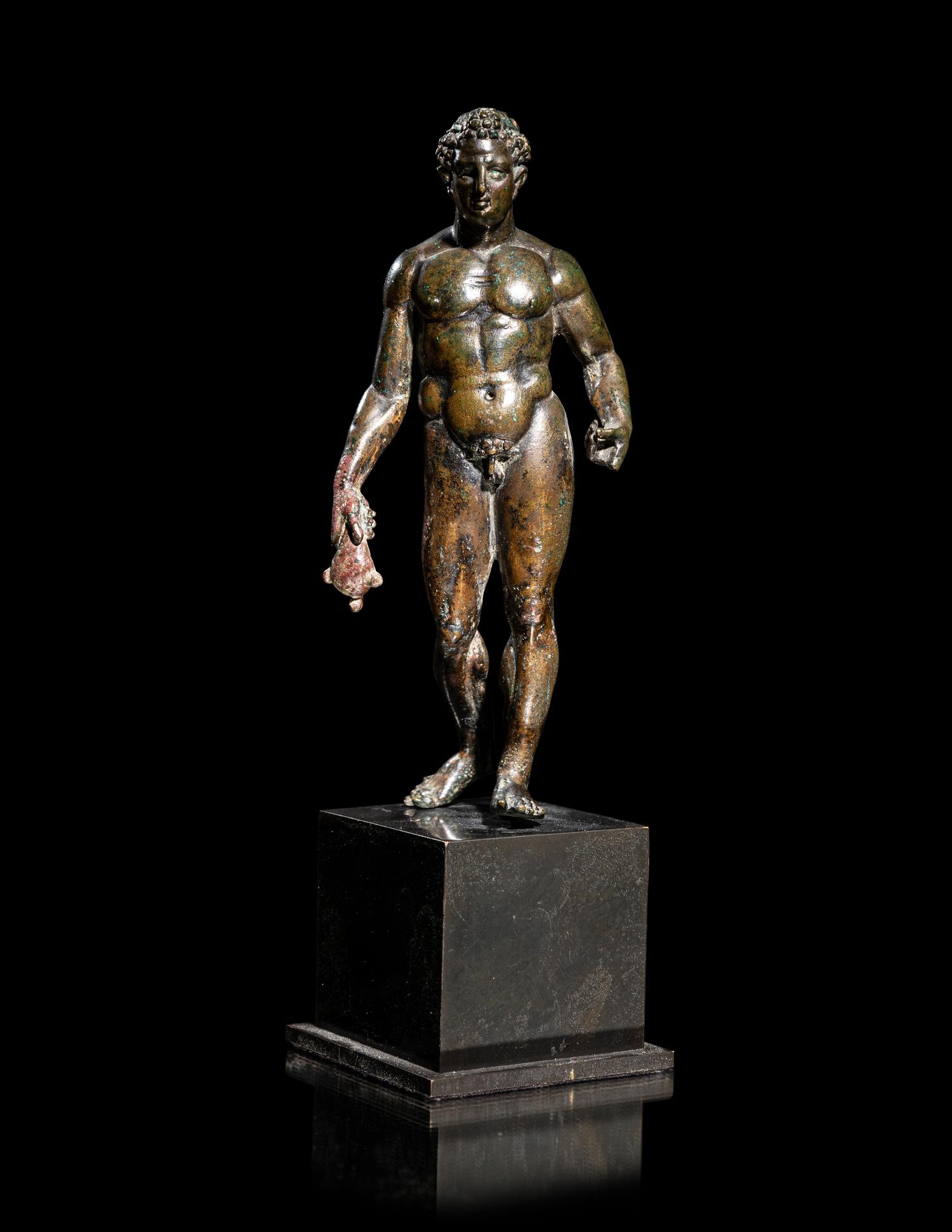 A Hellenistic Bronze Hermes with Silver Inlay