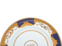 A Mottahedeh Porcelain Golden Butterfly Dinner Service