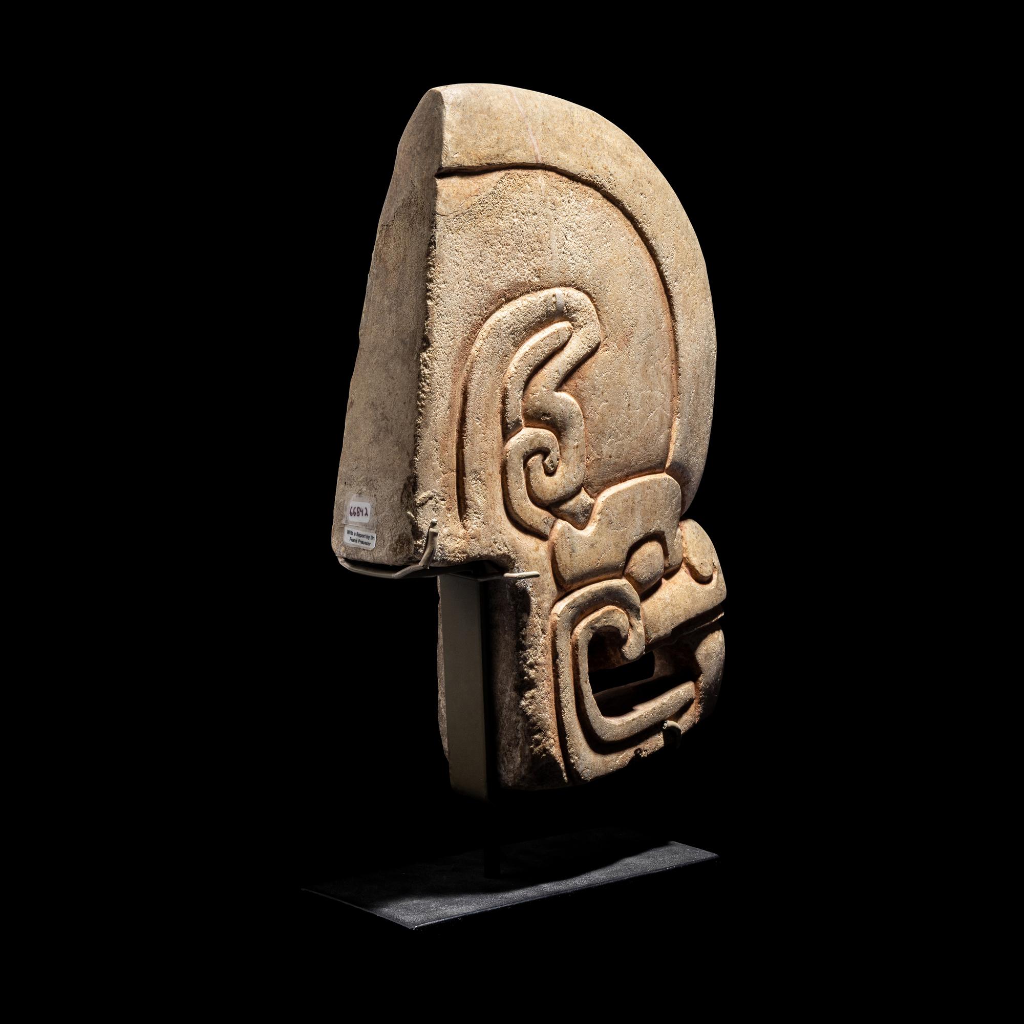 A Maya Stone Hacha