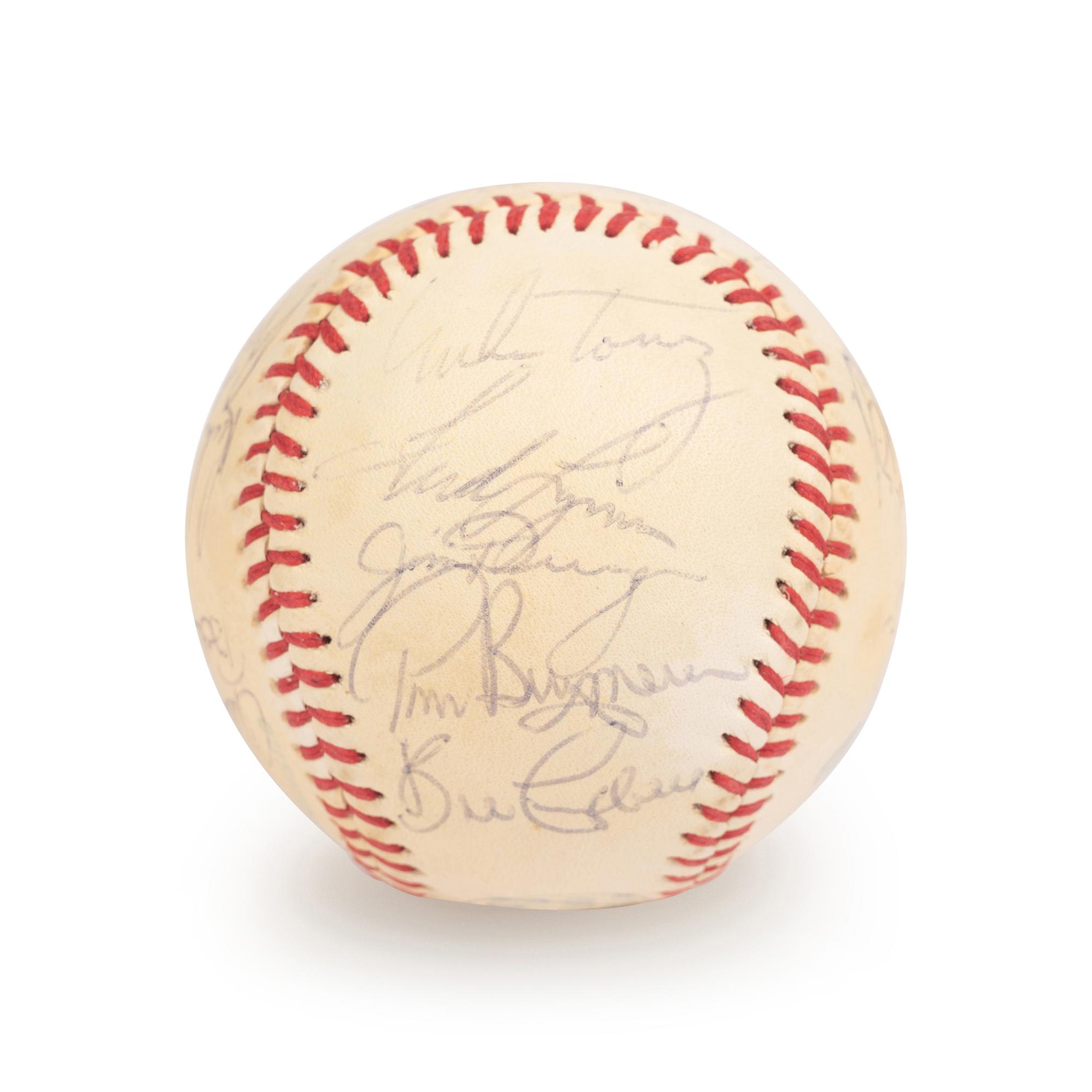 A 1979 Boston Red Sox Team Signed Autograph Baseball with 20 Signatures Including Ted Williams (Beckett Authentication Services BAS Certified),