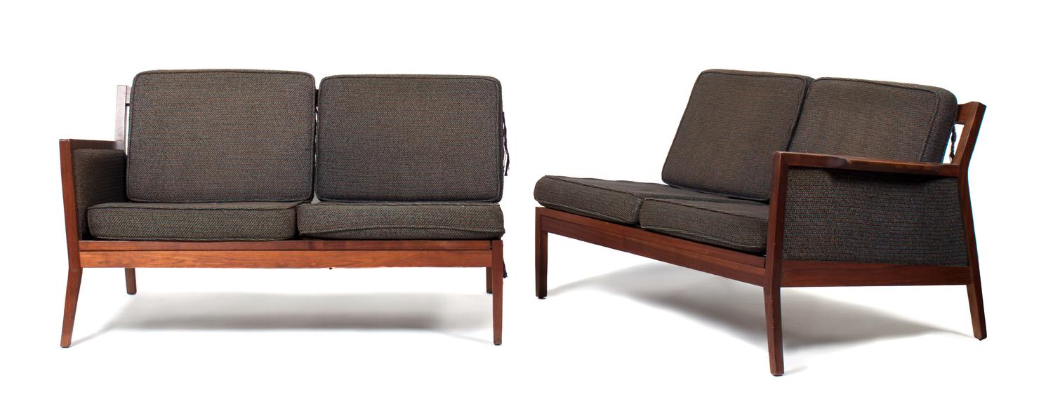 A Mid-Century Sofa Length 101 inches. — J.M. BIRKING AND CO., COPENHAGEN DENMARK