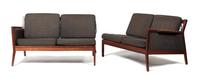 A Mid-Century Sofa Length 101 inches. — J.M. BIRKING AND CO., COPENHAGEN DENMARK