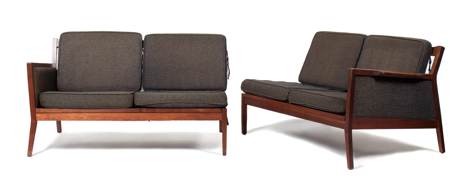 A Mid-Century Sofa Length 101 inches. — J.M. BIRKING AND CO., COPENHAGEN DENMARK