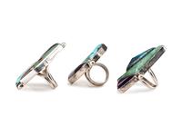 Sterling Silver, Turquoise, and Sugilite Rings