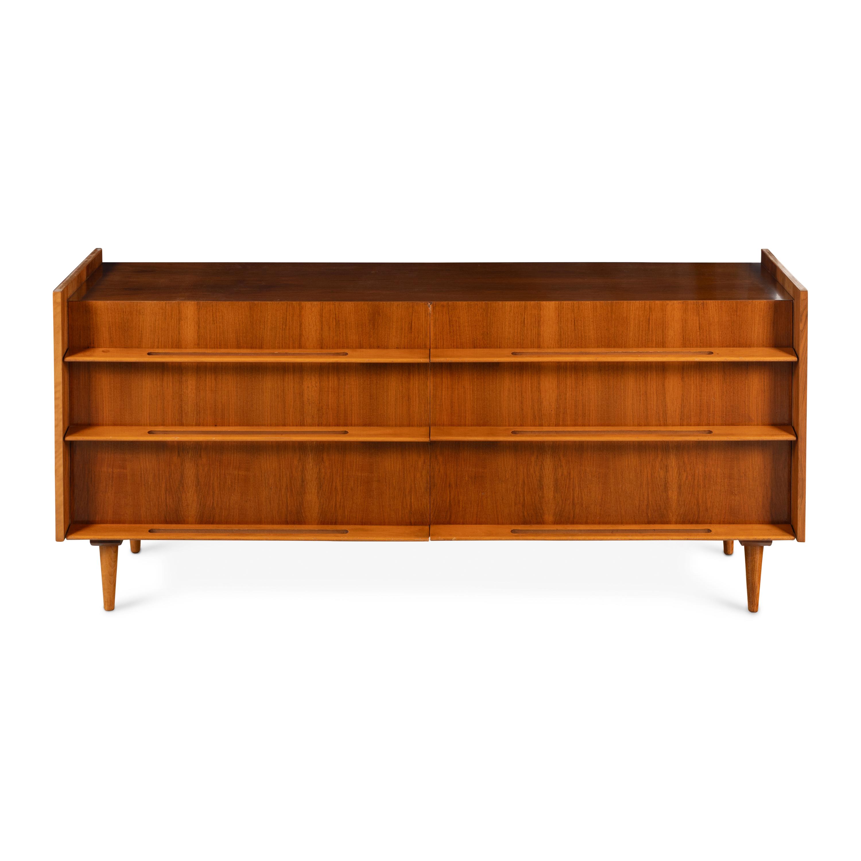 A Swedish Six-Drawer Dresser
