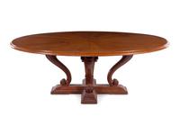 A French Carved Oak Dining Table