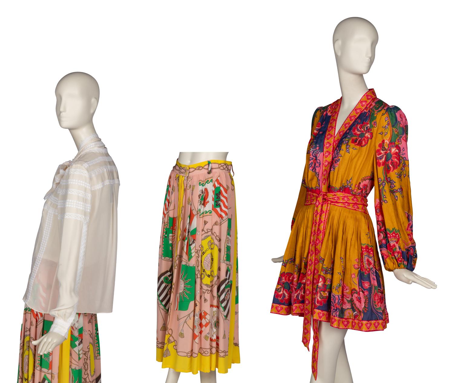 Designer Resort Separates: Oscar de la Renta Blouse, ETRO Skirt, and Zimmerman Dress