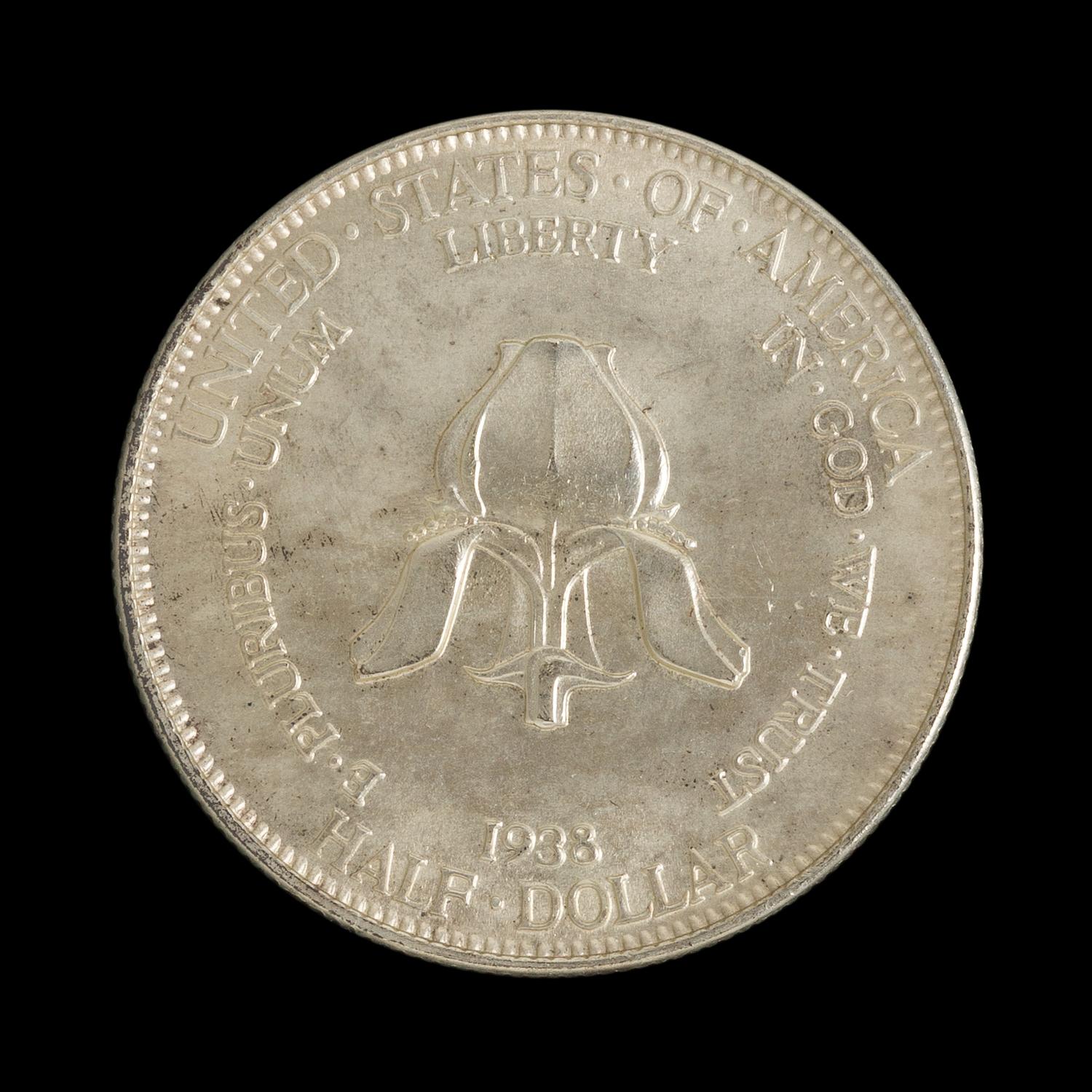 A United States 1938 New Rochelle Commemorative 50c Coin