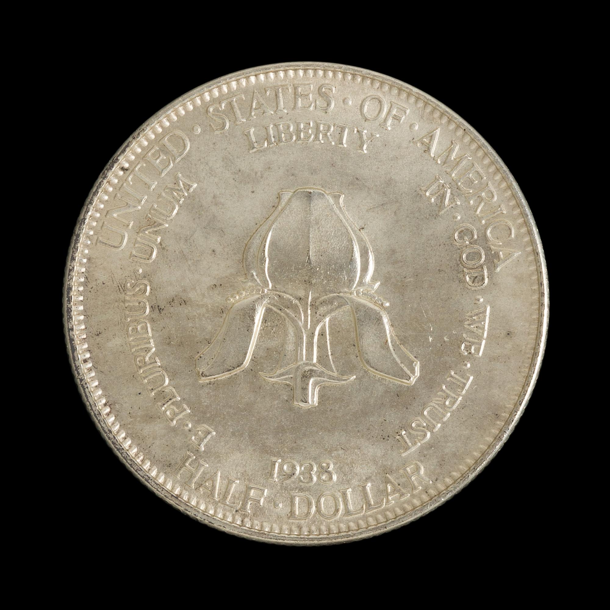 A United States 1938 New Rochelle Commemorative 50c Coin