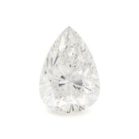 3.31 CARAT LASER DRILLED PEAR BRILLIANT CUT DIAMOND