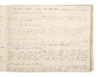 [MARITIME]. Log book of the schooner Tioga , documenting multiple voyages, 1844-45.
