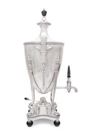 A Silver-Plate Coffee Urn