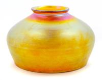Steuben, Attribution, American, Early 20th Century, Iridescent Lamp Shade