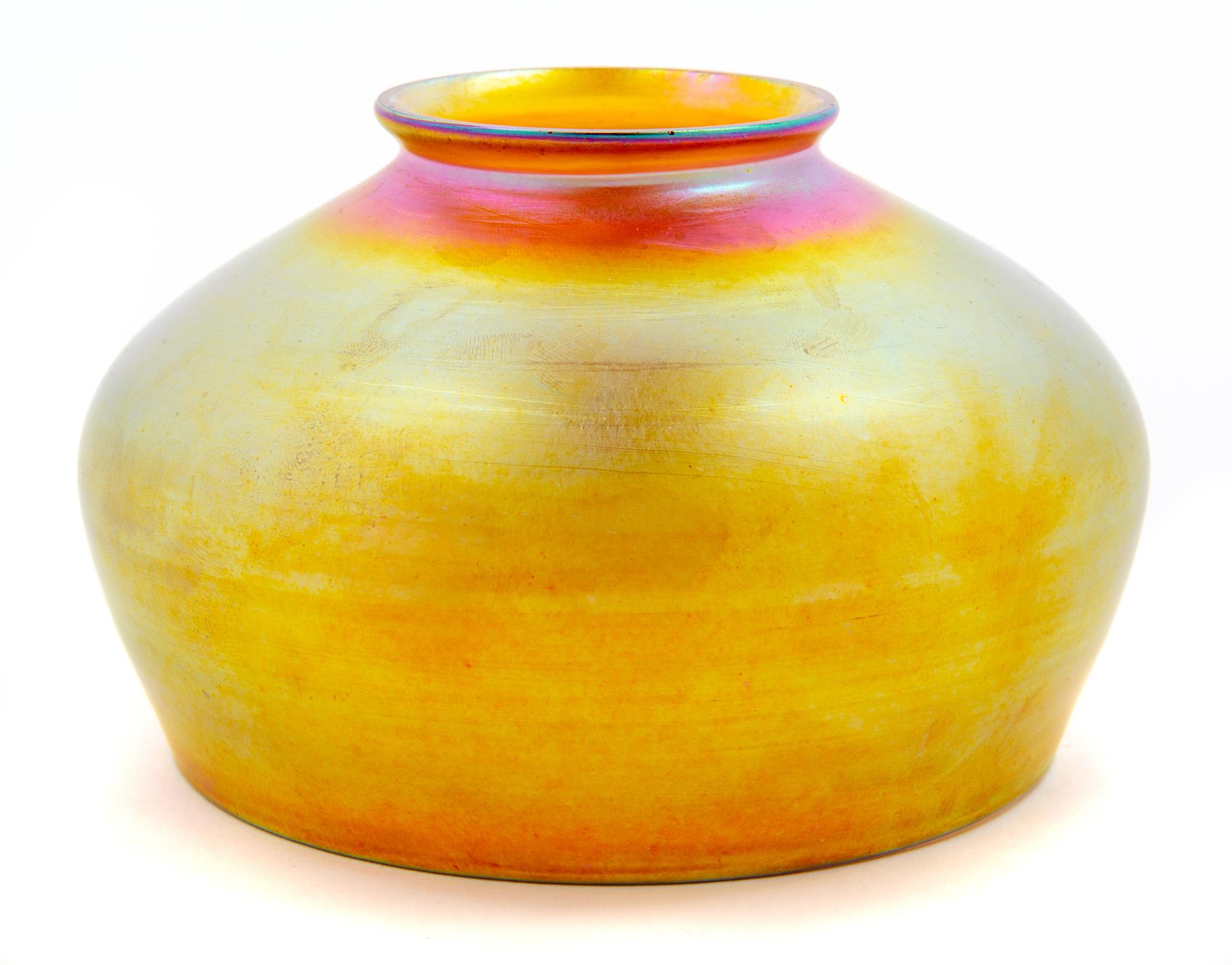 Steuben, Attribution, American, Early 20th Century, Iridescent Lamp Shade