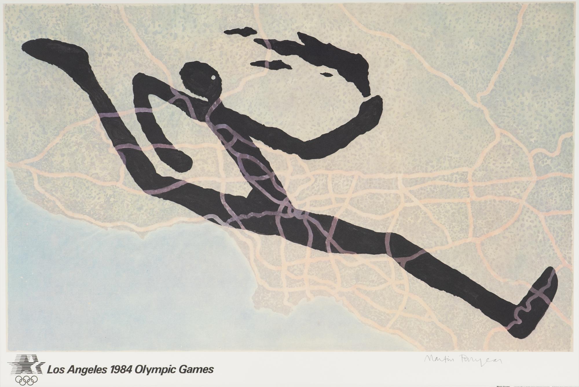 A group of 9 Los Angeles 1984 Olympics Posters