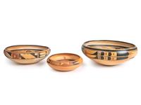 Hopi Pottery Nesting Bowls