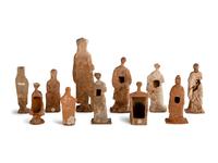 Eleven Neoclassical Terracotta Figures