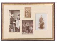 [CIVIL WAR]. A group of 4 photographs of Civil War drummer Newton Heston Mack, 153rd Pennsylvania Infantry, including Civil War and occupational views.