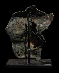 A Roman Bronze Fragmentary Face