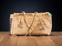 Apsáalooke [Crow] Beaded Buffalo Hide Workbag