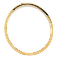 An 18 Karat Yellow Gold Omega Link Necklace, Italy, 41.00 dwts.