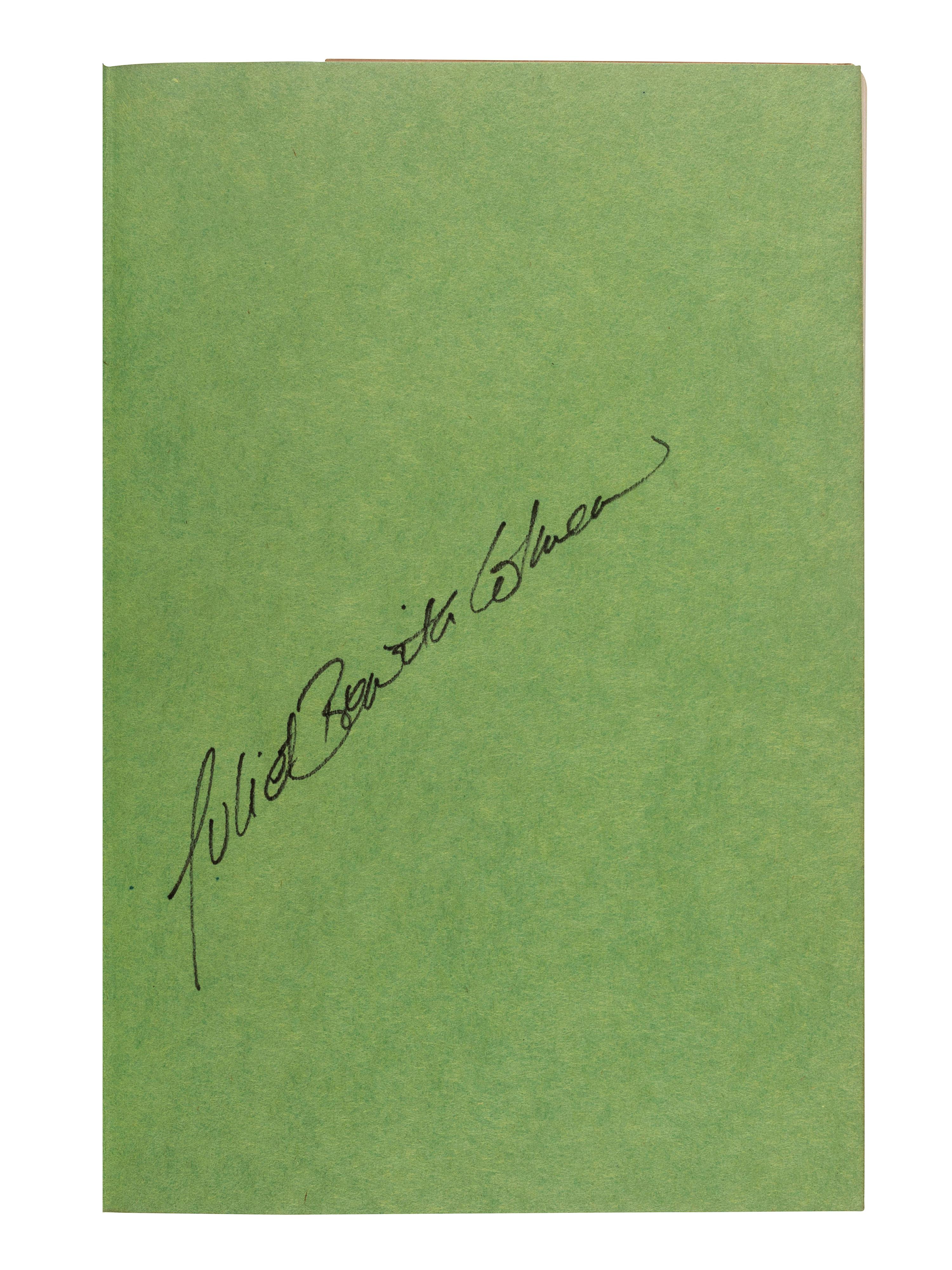 [HOLLYWOOD]. A group of 11 works, many with connections to film and entertainment, all SIGNED copies, comprising: