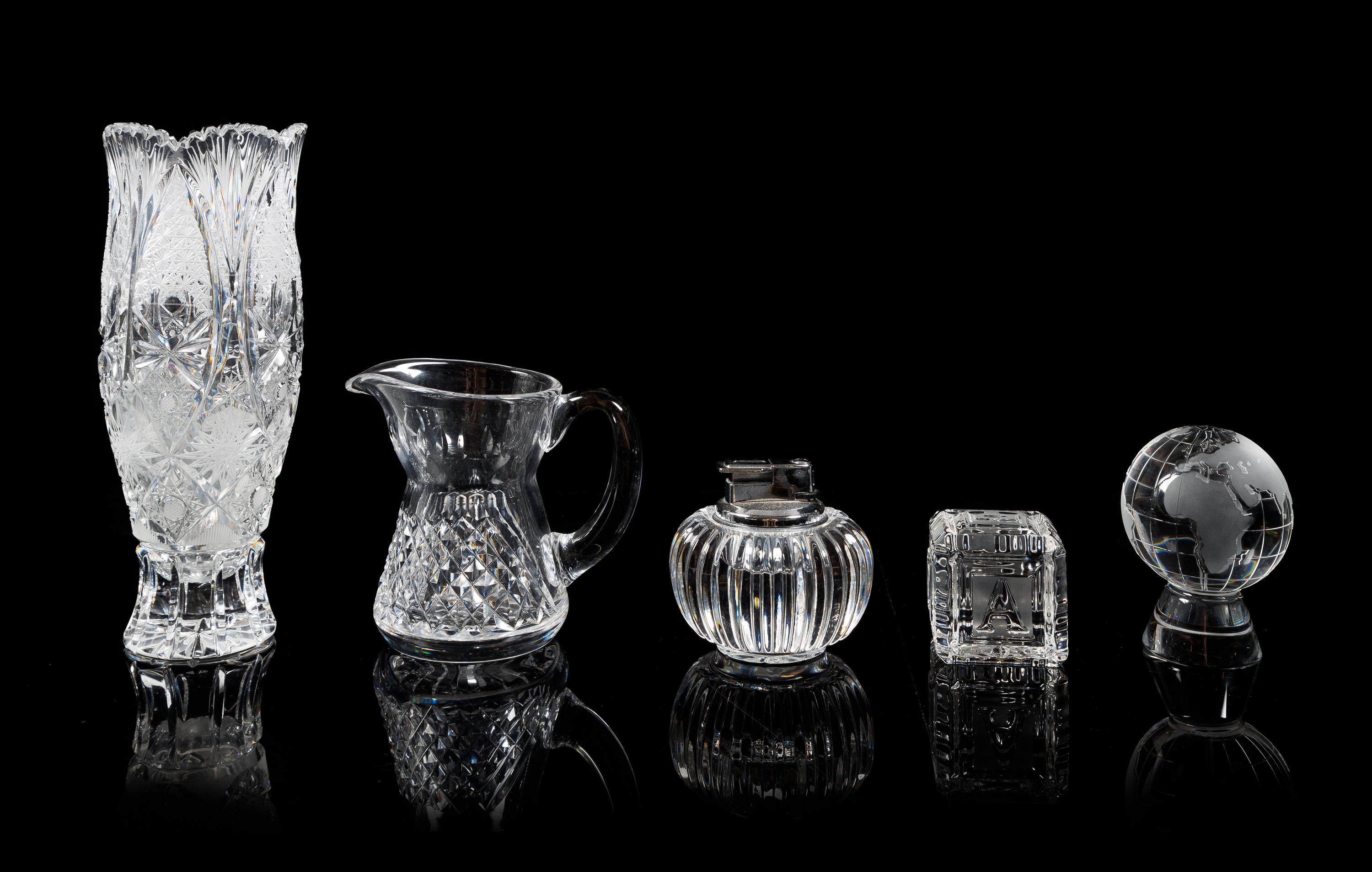 Waterford, a group of five cut glass table articles