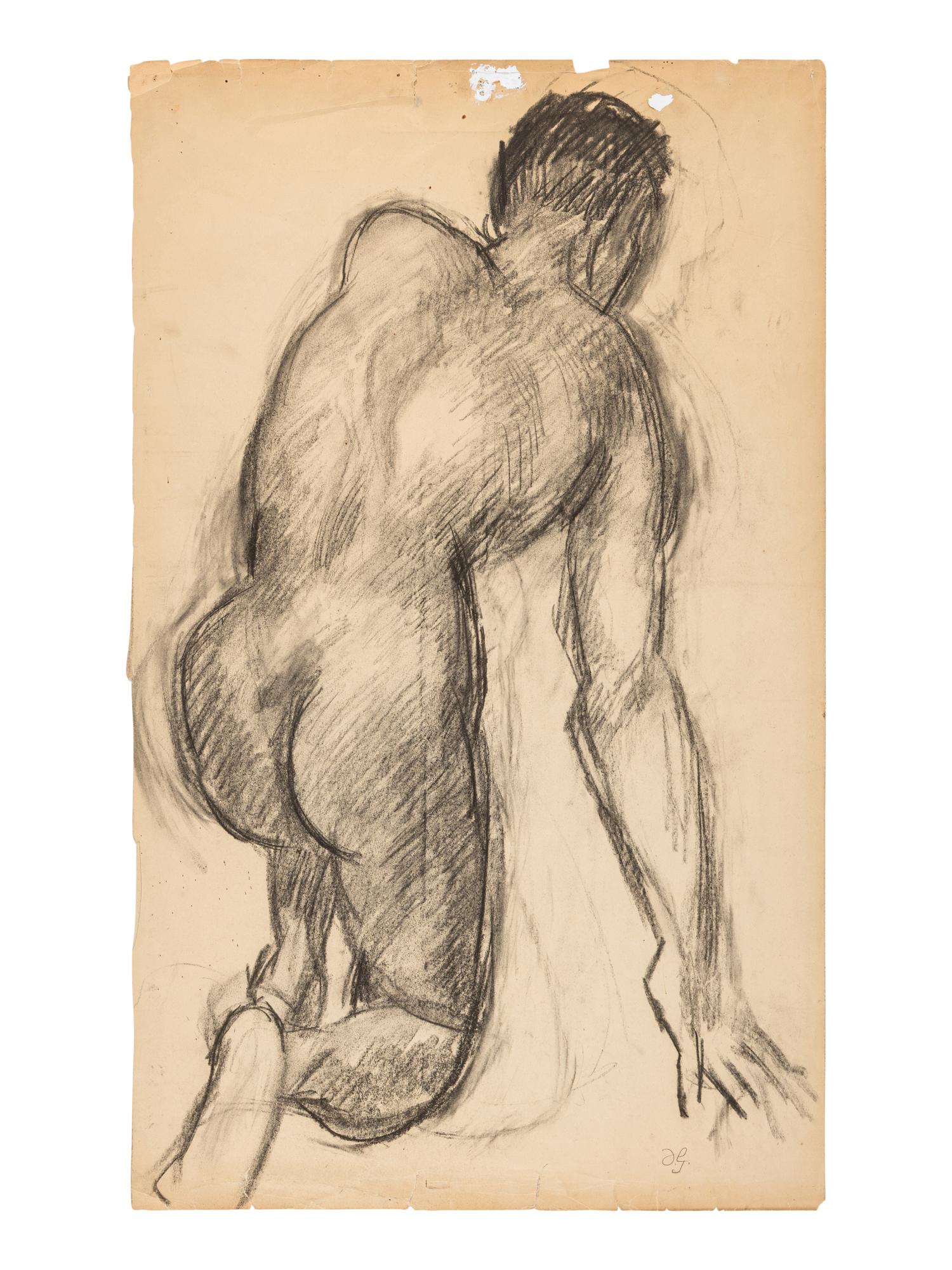 Man Kneeling